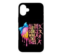 Toutes Les Jolies Filles marchent comme ce Jeu de Softball Youth Girl Coque pour iPhone 16 Plus