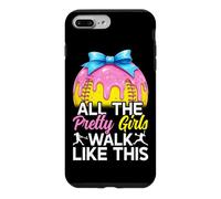 Toutes Les Jolies Filles marchent comme ce Jeu de Softball Youth Girl Coque pour iPhone 7 Plus/8 Plus