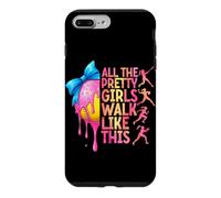 Toutes Les Jolies Filles marchent comme ce Jeu de Softball Youth Girl Coque pour iPhone 7 Plus/8 Plus