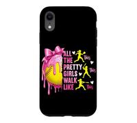 Toutes Les Jolies Filles marchent comme Ces Jeunes Filles de Softball Coque pour iPhone XR