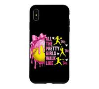 Toutes Les Jolies Filles marchent comme Ces Jeunes Filles de Softball Coque pour iPhone XS Max
