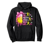 Toutes Les Jolies Filles marchent comme Ces Jeunes Filles de Softball Sweat à Capuche