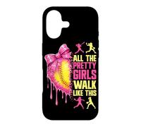 Toutes Les Jolies Filles marchent comme Cette Jeune joueuse de Softball Coque pour iPhone 17