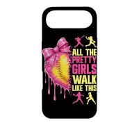 Toutes Les Jolies Filles marchent comme Cette Jeune joueuse de Softball Coque pour iPhone Air