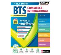 Toutes les matières - BTS Commerce International (CI) - Réflexe - Examens 2024-2025