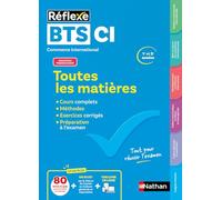 Toutes les matières - BTS Commerce International (CI) - Réflexe - 2025-2026