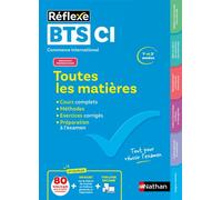 Toutes les matières – BTS Commerce International (CI) – Réflexe – 2025-2026 – Nathan
