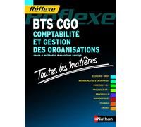 Toutes les matières Comptabilité et gestion des organisations - BTS CGO
