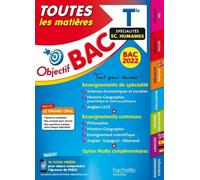 Toutes Les Matières Tle Spécialités Sciences Humaines - Edition 2022