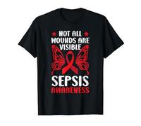 Toutes Les plaies ne sont Pas Visibles à l'empoisonnement sanguin T-Shirt Graphique avec Valeur
