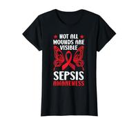 Toutes Les plaies ne sont Pas Visibles à l'empoisonnement sanguin T-Shirt Graphique avec Valeur