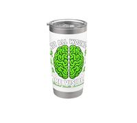Toutes les plaies ne sont pas visibles Sensibilisation à la santé mentale Gobelet isotherme en acier inoxydable double paroi