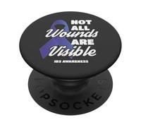 Toutes Les plaies ne sont Pas Visibles Sensibilisation au SCI PopSockets PopGrip Adhésif