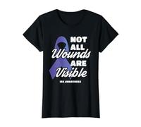 Toutes Les plaies ne sont Pas Visibles Sensibilisation au SCI T-Shirt Graphique avec Valeur