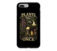 Toutes Les Plantes sont comestibles, Certaines Seulement Une Fois Champignon de Jardin crâne Coque pour iPhone 7 Plus/8 Plus