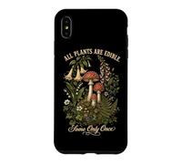 Toutes Les Plantes sont comestibles, Certaines Seulement Une Fois Champignons botaniques Coque pour iPhone XS Max