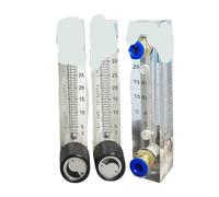 Toutes les tailles 0.1-1 0.2-2 0.3-3 1-10 3-30 100-1000LPM LZM-6T débitmètre d'air rotamètre avec vanne de commande 6 8 10mm Tube Push In(10mm Push In,LZM-6T AIR_16-160ML PER MIN)