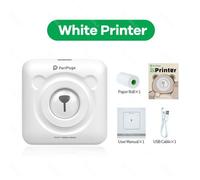 Toutes nos imprimantes,Mini-imprimante thermique bluetooth de poche pour photos,portable,58mm,2 pouces A6 Peripage- White Printer