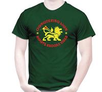 TOUTISHIRT T-Shirt Conquering Lion Roots Reggae Vibes (M)