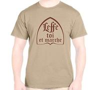 TOUTISHIRT T-Shirt Leffe toi et Marche Sable, Humour alcoolique bière (3XL)