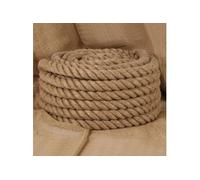 vidaXL Corde de jute 10 m de long 60 mm d'épaisseur