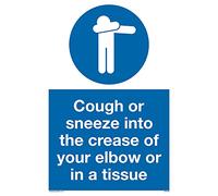 Toux ou éternuements dans le pli de votre coude ou dans un mouchoir