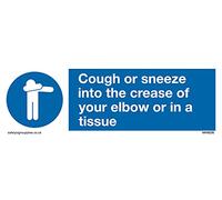 Toux ou éternuements dans le pli de votre coude ou dans un mouchoir
