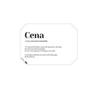 Tovaglietta Dizionario Cena 45x32 Cm Multicolore
