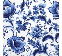 Tovagliolo 33x33 Carta Decorato Delft Blue Florals