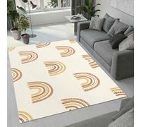Tovast Tapis Arc en Ciel Salon Chambre 80x150 cm Duveteux Doux Confort Tapis Amour 3D Lavable Antidérapant Poil Ras Moquette pour Chevet Couloir Intérieur et Extérieur Rug Décorer(Image 8-1)