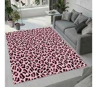Tovast Tapis Imprimé Léopard Salon Chambre 60x110 cm Duveteux Doux Confort Tapis Imprimé Léopard 3D Lavable Antidérapant Poil Ras Moquette pour Intérieur et Extérieur Rug Décorer(Image 44-11)