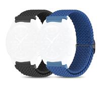 Tovimall Bracelet tressé en nylon extensible compatible avec montre Moonswatch Speedmaster, Omega X Swatch Moonswatch Speedmaster, Swatch Omega Moonswatch Speedmaster pour homme et femme