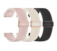 Tovimall Lot de 3 bracelets de rechange réglables en nylon élastique L70 K62 G62 pour montre connectée QONBINK K62 L70 TG38, Jacoosa K62 L70, ganopterygon L70 G128, BHNYBWUL L70, RUXINGX G62