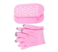 TOVINANNA 1 Ensemble Gants Hydratants et Chaussettes de Nuit pour Soins des Mains Ensemble Touchscreen Confort et Réparation des Peaux Sèches