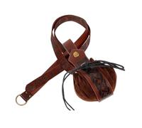 TOVINANNA 1 Ensemble Sacoche de Ceinture Médiévale Viking Cuir PU Ensemble Cosplay Unique avec Ceinture et Poche Rétro pour Costumes Renaissance et Halloween