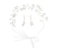 TOVINANNA 1 Jeu diadème de mariage mariée Casque de soirée de mariage bandeau de mariage mariée hair charms hair toppers accessoires de cheveux de mariage coiffure de mariage mariée strass