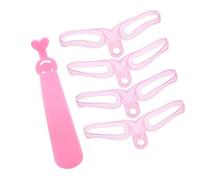 TOVINANNA 1 Jeu Pochoirs à Sourcils Kit De Pochoir à Sourcils Outil à Sourcils Outil De Maquillage Bricolage Pochoir De Maquillage Des Sourcils Règle De Sourcil Rose