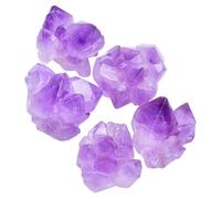 TOVINANNA 1 Minerai De Grappe De Fleurs D'améthyste Cristaux Bruts Roche D'améthyste Brute Cristaux En Vrac Cristaux De Géode Gros Cristaux Pierre D'améthyste Brute Violet,mauve