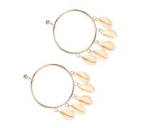 TOVINANNA 1 paire Boucles Oreilles Naturel Boucles Oreilles Rondes Élégantes pour Femmes Design Créatif et Parfaites pour Usage