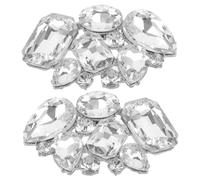 TOVINANNA 1 Paire Clips de Chaussures pour Accessoires de Durable Décorations Scintillantes pour Talons Amovible pour Toutes Occasions