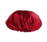 TOVINANNA 1 Pc Bonnet De Nuit En Satin Bonnet En Soie Pour Dormir Bonnet En Satin Calottes Crâniennes Bonnets De Filets Bandana Se Soucier Huer Équipé Point Accessoires Chauve Rouge
