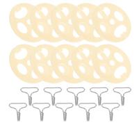 TOVINANNA 1 Set Crochets de Fixation pour Housse de Siège Voiture en Fer et Plastique, Installation Facile, Maintien Sûr et Résistant pour Organiser L'intérieur Automobile