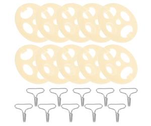 TOVINANNA 1 Set Crochets de Fixation pour Housse de Siège Voiture en Fer et Plastique, Installation Facile, Maintien Sûr et Résistant pour Organiser L'intérieur Automobile