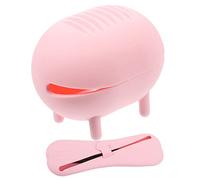 TOVINANNA 1 Set Silicone Beauty Tools Clear Seersucker Titumes Brillantes Sponges Puff Body Brurnber Patch Cleaner Flushable Coud Sponge Tip Eyeshadow Tote Organizer Liquid Pink