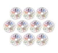 TOVINANNA 10 ensembles Disques Fractionnés Aides Pédagogiques Mathématiques Colorées pour Apprentissage Pratique des Fractions Enseignement Primaire et Préscolaire