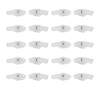 TOVINANNA 10 Paires Patchs de Protection pour Œillets de Baskets en Plastique et Métal, Coussinets Anti-abrasion pour Chaussures de Sport, Renforcement du Bord Durabilité Accrue Lors