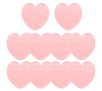 TOVINANNA 10 Pièces à Bijoux en Forme De Coeur Cœurs Sacs à Bijoux Mignon Pochette en Forme De Coeur Petit Sacs Auto-scellants en Forme De Coeur Sacs d'emballage Rose PVC