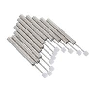TOVINANNA 10 Pièces Amortisseur de Fermeture de Couvercle de Sécurité | Acier Inoxydable et Plastique, Ralentisseur Hydraulique Stable, Usage Maison la Cuisine, Blanc