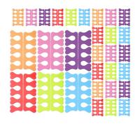 TOVINANNA 10 Pièces Lot Séparateurs Orteils Mousse Souple Forme de Cœur Séparateurs Doigt Rembourrés pour Manucure Pédicure Outils Réutilisables pour Vernis et Nail Art Femmes et Filles