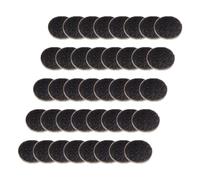 TOVINANNA 100 Disques de Ponçage Ronds en Papier de Verre Noir pour Lime Électrique Pieds, Design Compact pour Élimination des Callosités, Recharge pour Salons et Pédicures